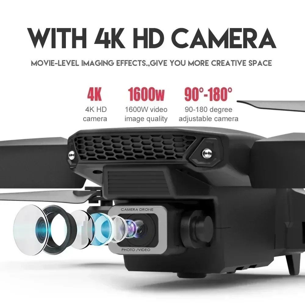 E88 Pro WIFI FPV Drone Wide An - огляд і ціна Drone Aerial Photography