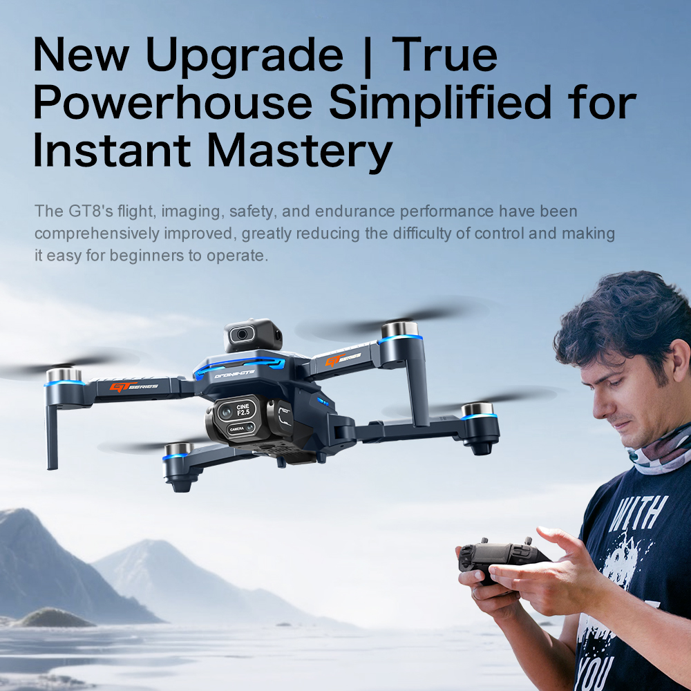 Original GT8 drone 8K HD dual  - огляд і ціна Drone Photogrammetry